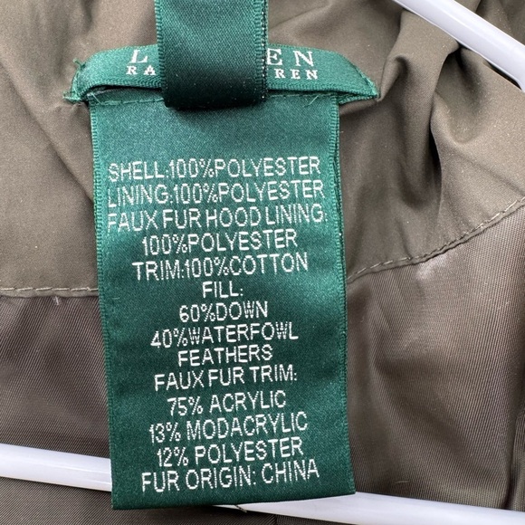 Lauren Ralph Lauren Women's Faux-Fur Hooded Puffer Coat - Picture 13 of 13